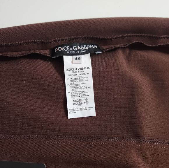 DG Brown Skirt size 48 M/L length 19" width 15" - Picture 3 of 3